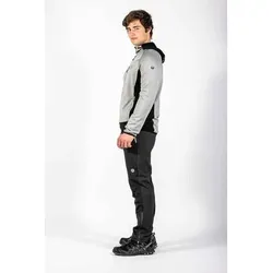 MAUL Herren Unterjacke Herzogstand Fleecejacke+Kap., Größe 52 in Grau Grau