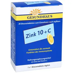 Zink 10+C Brausetabletten