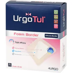Urgo, Verbandsmaterial, Urgotuel Foam Border 8x8cm