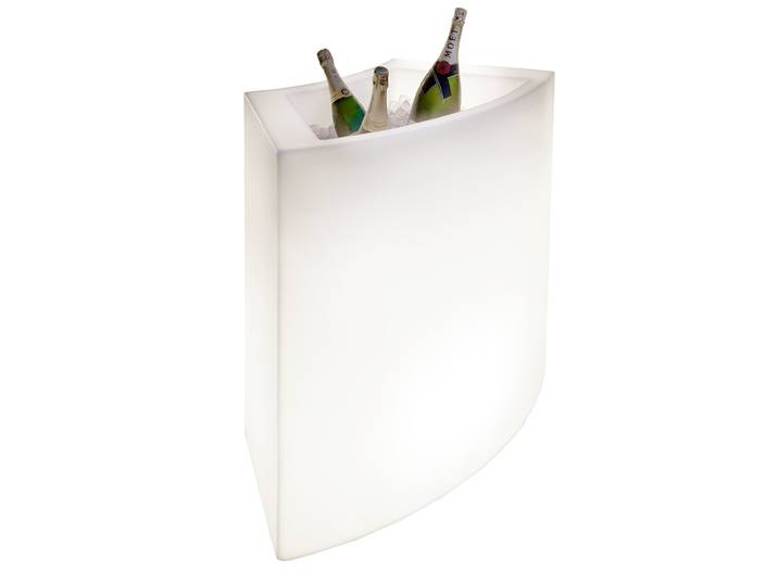 SLIDE comptoir de bar lumineux ICE BAR (Blanc - Polyéthylène)