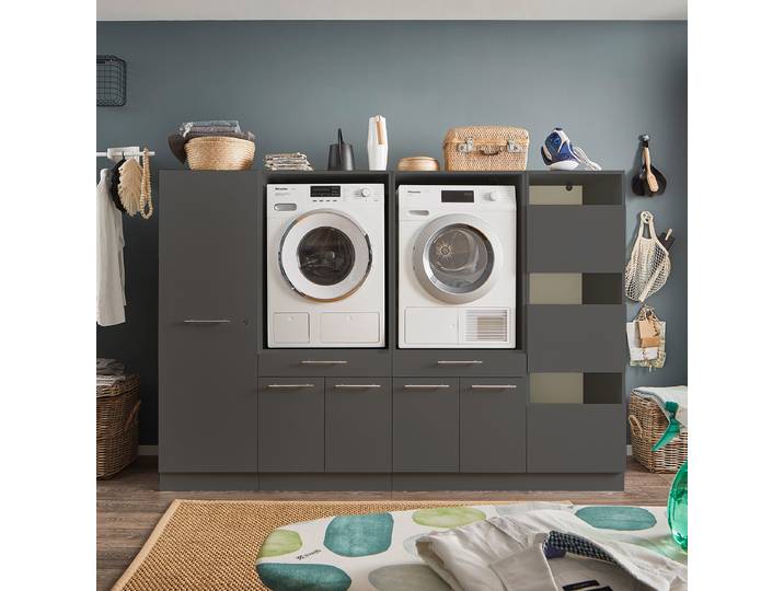 Buanderie D 235 x 162cm Noir/Anthracite