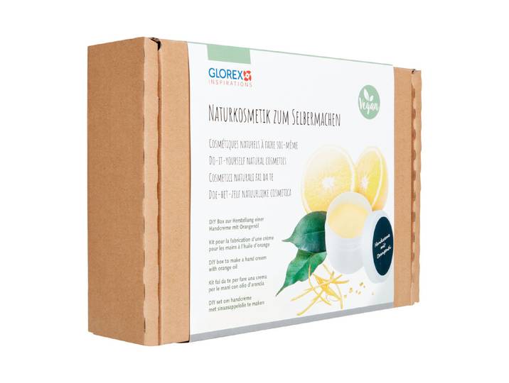 Glorex Naturkosmetik-Starterset Handcreme mit Orangenöl