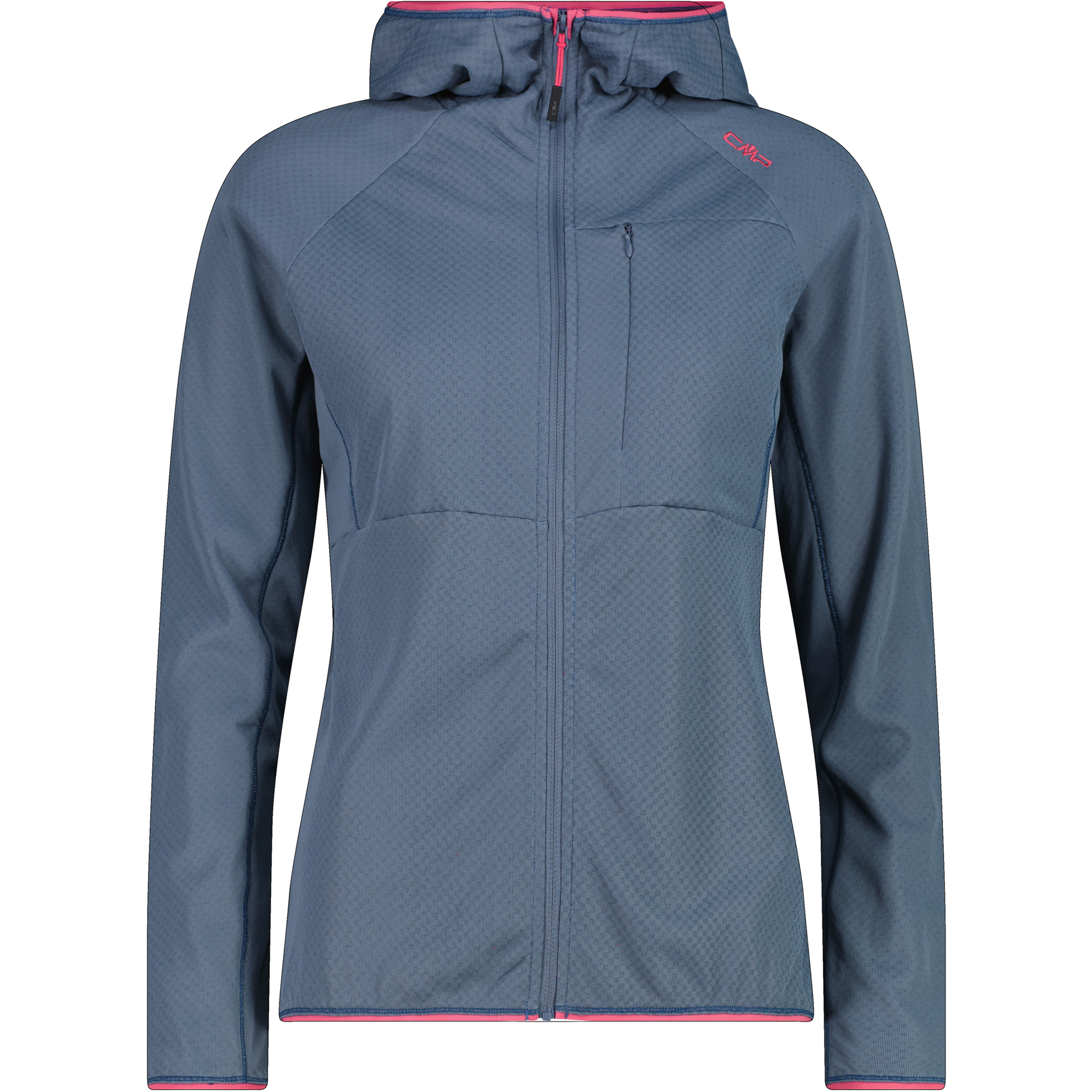 CMP Damen Fleecejacke blau Größe M Trekking Schnell trocknend