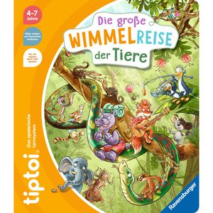 tiptoi Spielbuch 49259, Die große Wimmelreise der Tiere, 4-7 Jahre, interaktives Bilderbuch