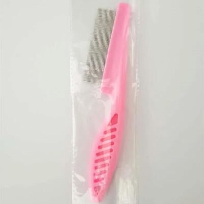 Uplift Picks Gentle Fine Tooth Flea Comb For Cats And Small Dogs Pet Hair Untangling Grooming Brush pink 14cm X 3cm
