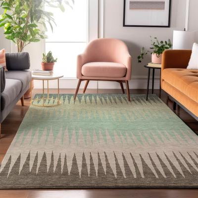 Addison Rugs Premium Washable Super Soft Modern Spikes Mayfield Rug