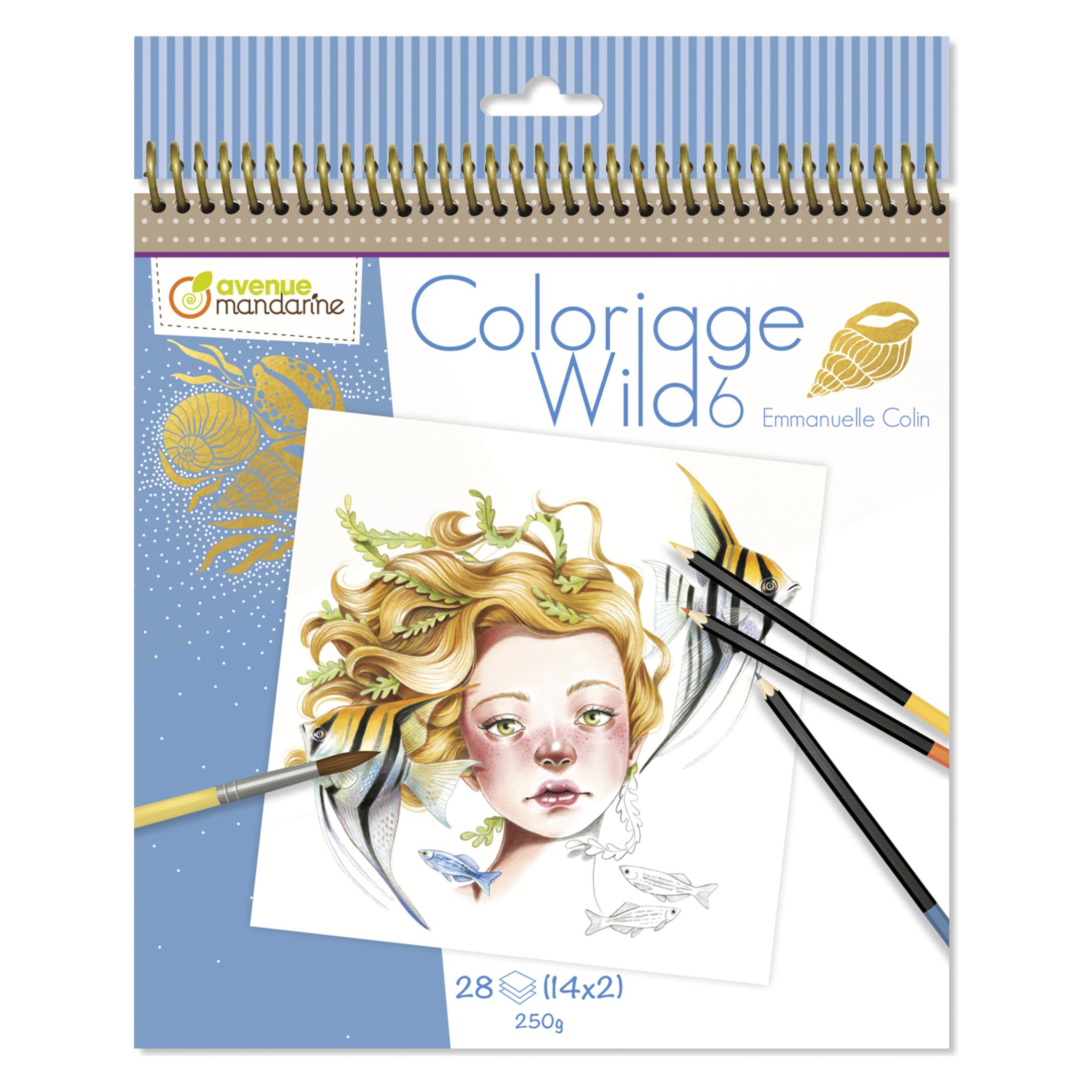 My Mandarine Malbuch Coloriage Wild (GY124C)