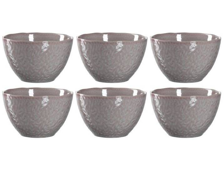 Dessertschale LEONARDO Matera 6 St , rosa, H:10cm Ø:15cm, Keramik, Schüsseln, Dessertschale