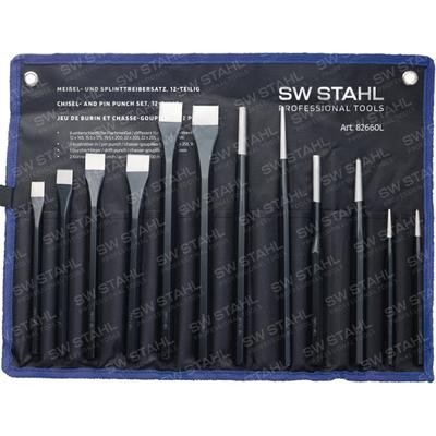 SWSTAHL Meißel + Durchtreiber-Satz 82660L