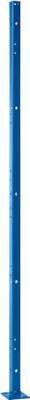 Stütze, für Gitterelemente, Eckstütze, vorgelocht, blau