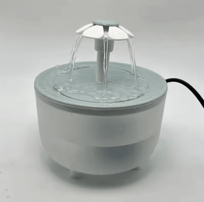 Inspire Essentials Automatic Cat Water Fountain With Filter Quiet USB Electric Pet Dispenser 110v green Opaque