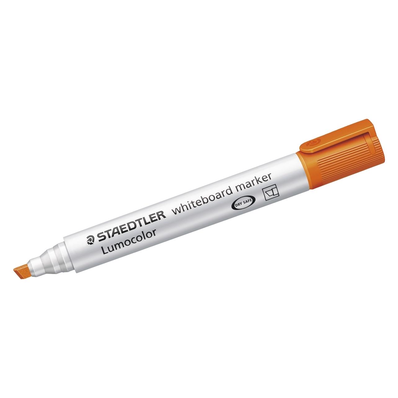 Staedtler Lumocolor whiteboard marker 351 B Keilspitze, Einzelprodukt, orange (1x) (351 B-4)