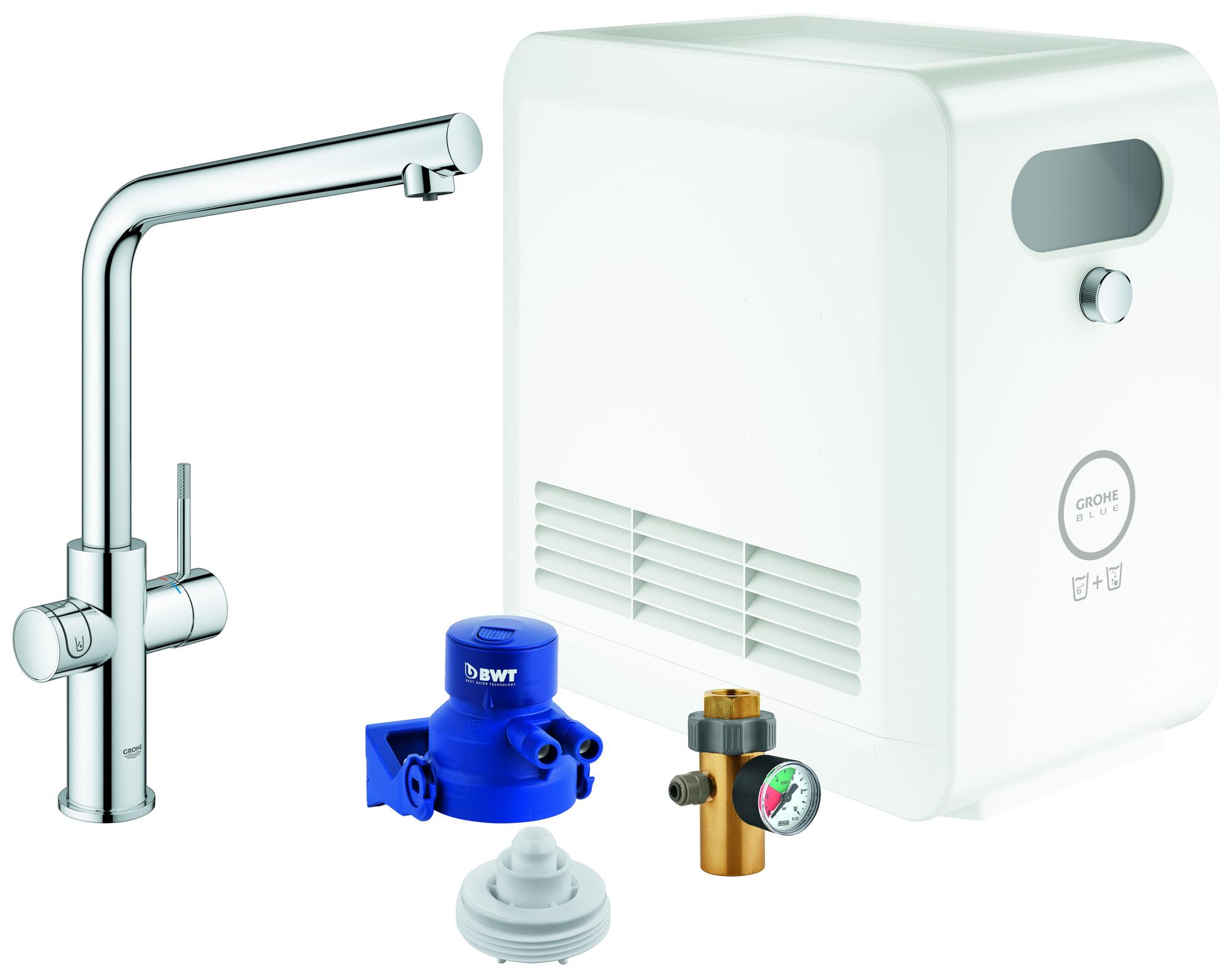 Grohe Blue Professional StarterKit L-Auslauf Bluetooth/WIFI chrom, 31347003