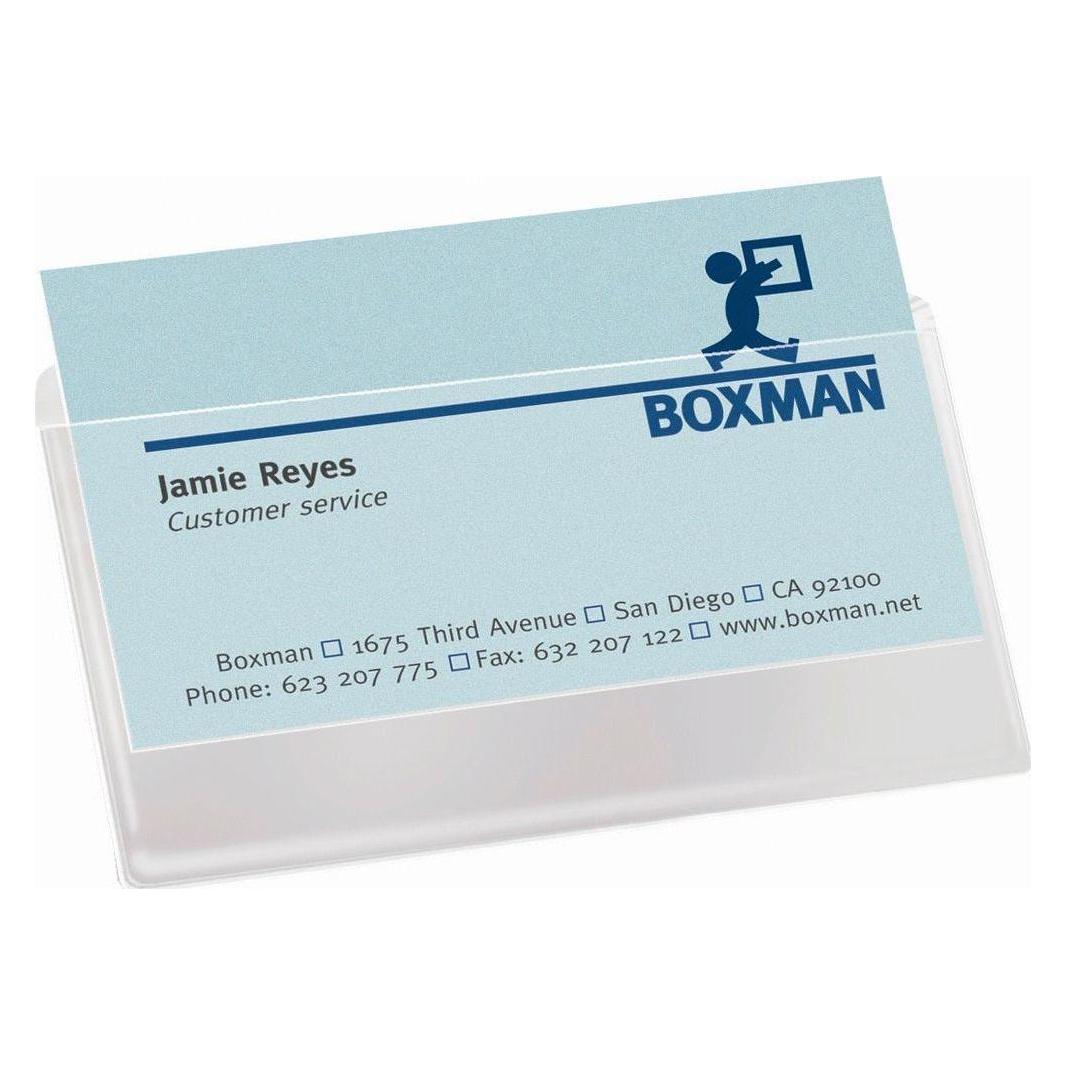 3L BUSINESS-CARD-POCKETS - ohne Verschluss (100x) (510119)