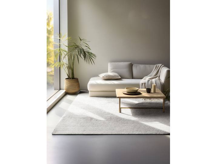 Tapis en jute Jaipur Blanc 80 x 150cm Jute