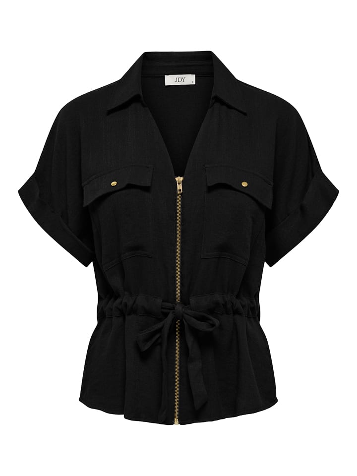 JDY Bluse "Mille" in Schwarz - M