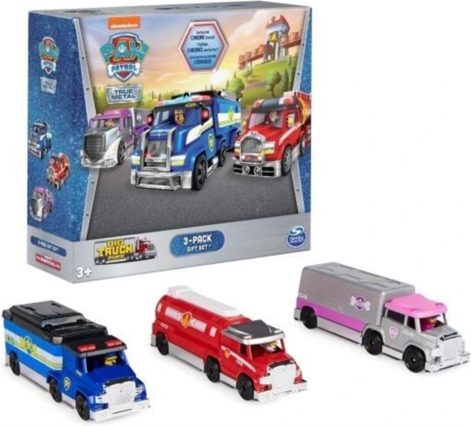 Spin Master Paw Patrol set met 3 vrachtwagens