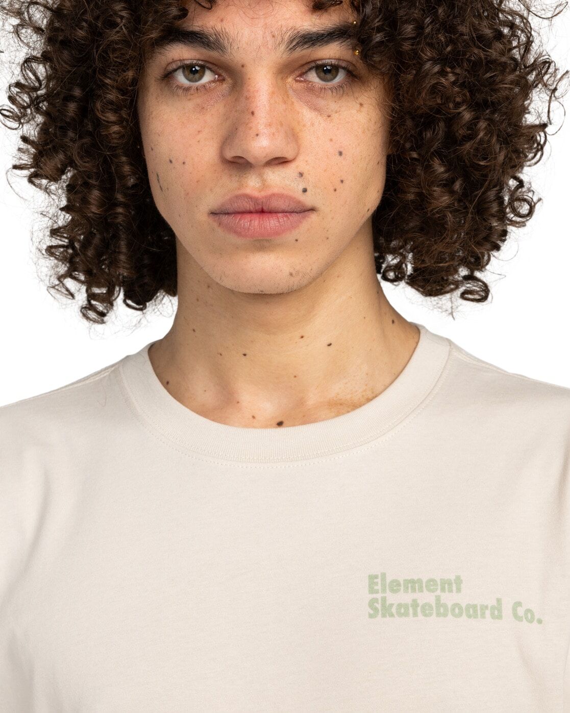 T-Shirt ELEMENT "Supplier", Herren, Gr. M, beige (oat milk), Obermaterial: 100% Baumwolle., Shirts T-Shirt