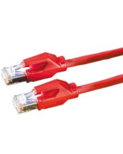 Draka Comteq HP-FTP Patch cable Cat6 Red 2m Rot Netzwerkkabel Patchkabel Kat.6 2 m rot (21.05.6021)
