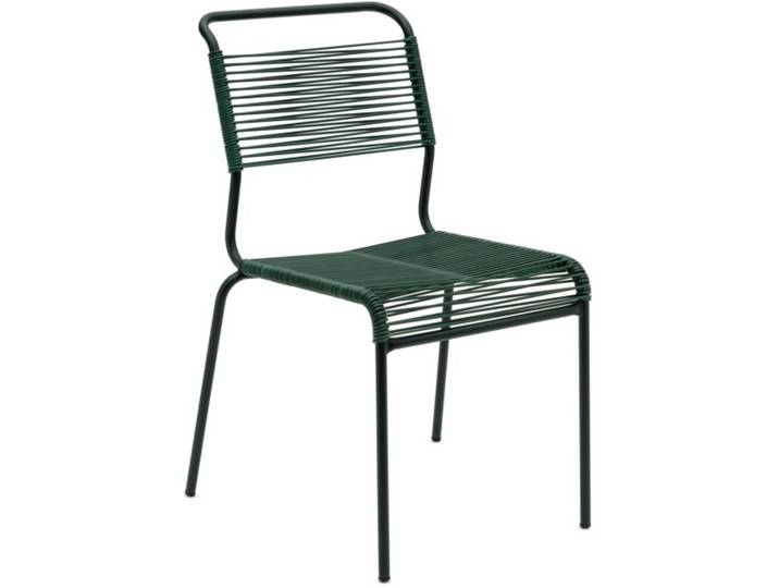 Spaghetti-Stuhl Säntis Schaffner AG tannengrün, Designer Schaffner, 56x85x60 cm