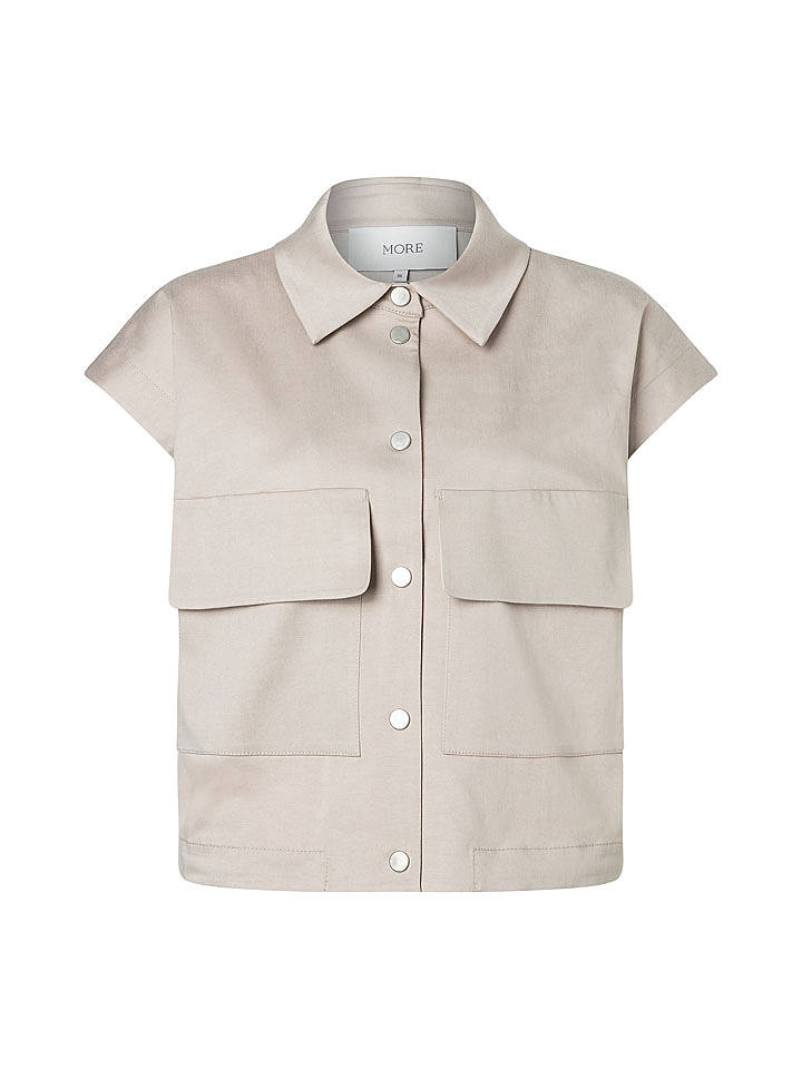 More & More Hemdjacke in Creme - 36