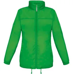 B&C Ungefütterter Damen Windbreaker Sirocco JW902 real green XS