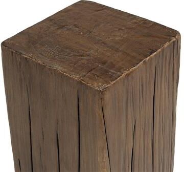 Jennifer Taylor Home Umber Solid Reclaimed Pine Side Table