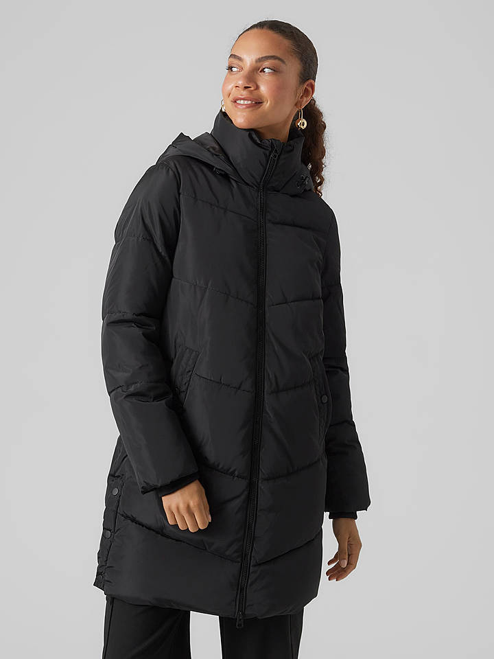 Vero Moda Wintermantel "VMHALSEY" in Schwarz - XS