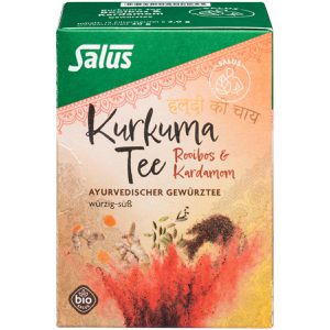 Salus Tee Kurkuma Tee Rooibos & Kardamom, BIO, Gewürztee, 30 g, 15 Beutel