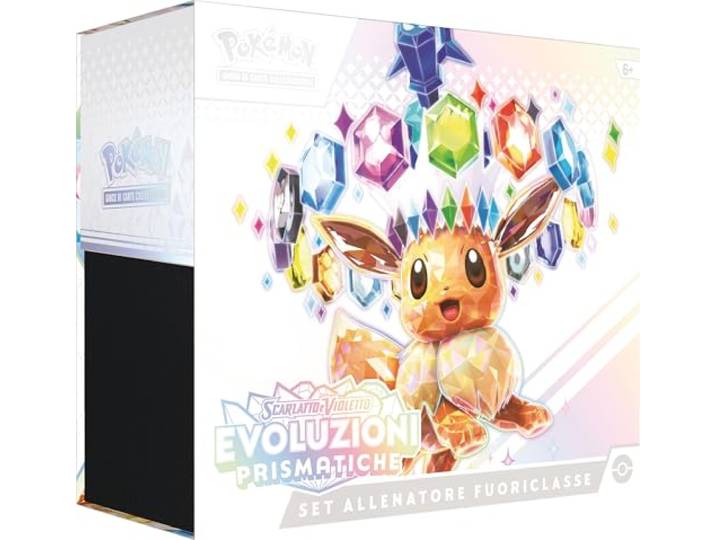 Pokémon-Sammelkartenspiel: Scharlachrot und Violett – Prismatische Entwicklungen (eine Promokarte in voller Länge, neun Erweiterungspackungen und Premium-Zubehör)