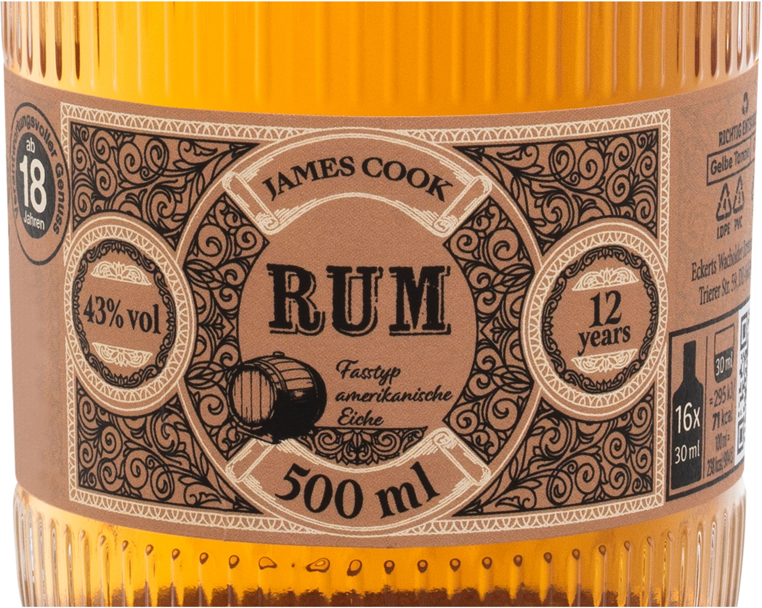 James Cook Rum French Cask 12 Jahre 43% Vol