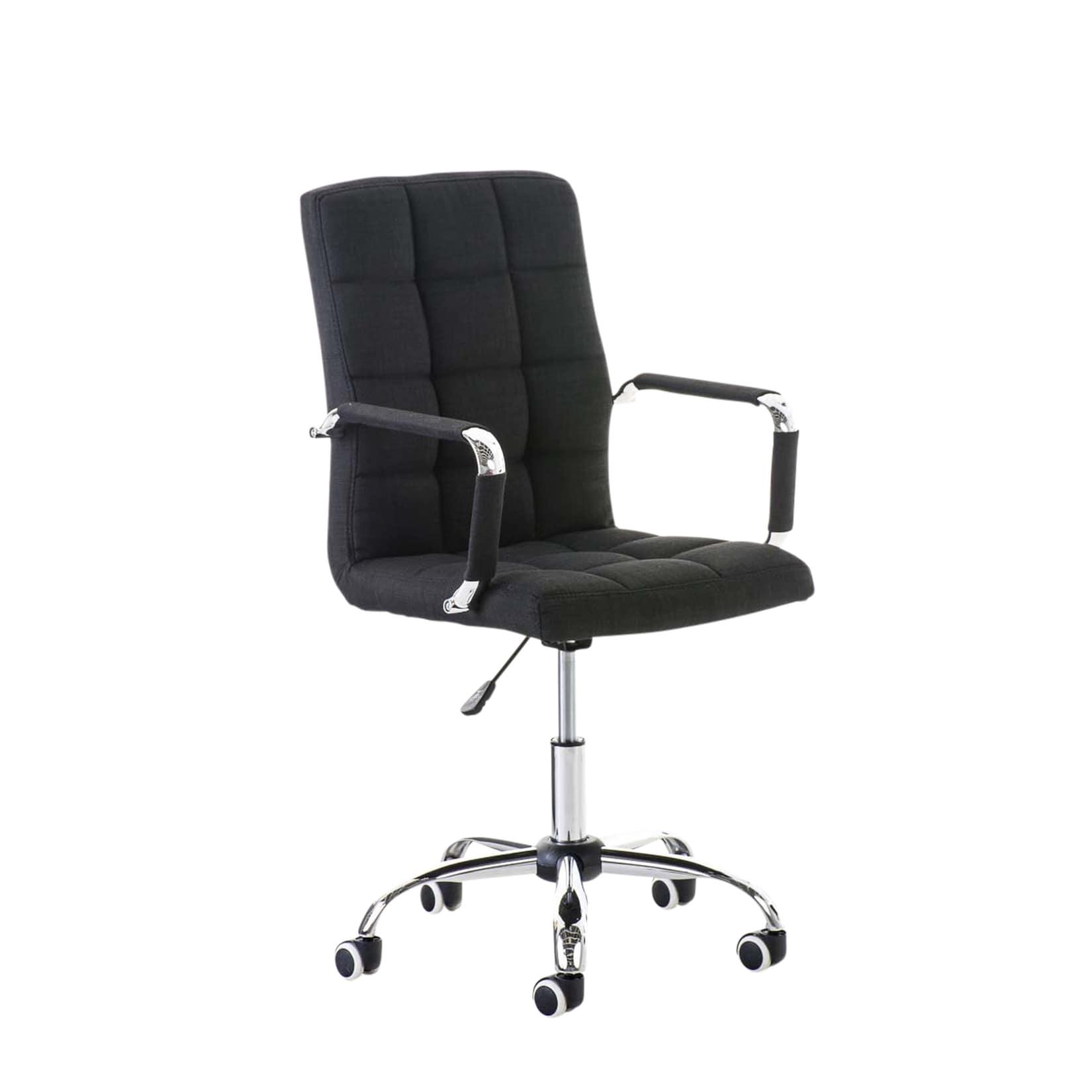 TPFLiving Bürostuhl Deal V2 Stoff Grau