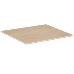 Tischplatte 1000 x 1000 x 18 mm, Eiche natur