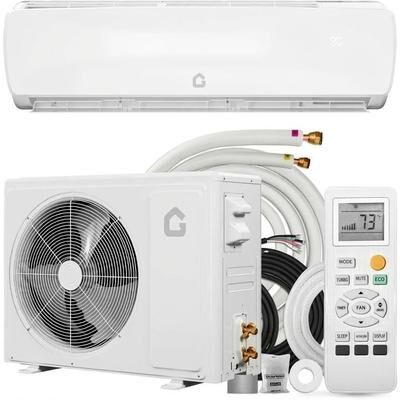 YUN 12000 BTU Mini Split AC & Heat Pump, 19 SEER2, Ductless, Energy Saving, 230V