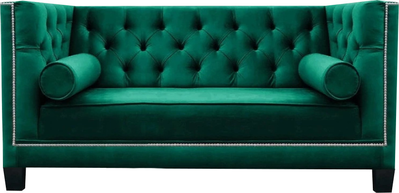 Grün Sofa Zweisitzer Couch Chesterfield Modern Luxus Wohnzimmer Polstermöbel