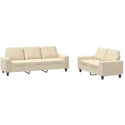 vidaXL, Sofa + Bettsofa, Margaux (Mit Kissen) (Polstergruppe)
