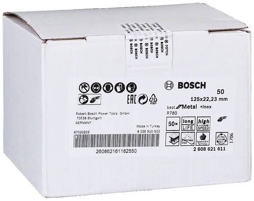 Bosch Accessories 2608621611 Fiberscheibe Durchmesser 125mm