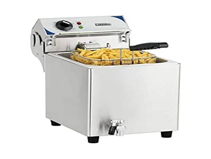 Casselin CFEV7 - Friteuse électrique avec vanne de vidange 7 litres
