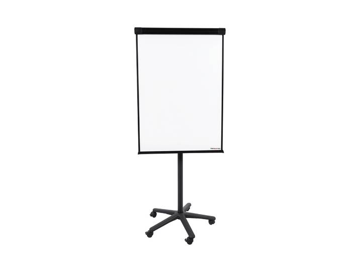 MONDOFFICE Chevalet de conférence mobile tableau magnétique effaçable à sec avec 2 bras extensibles