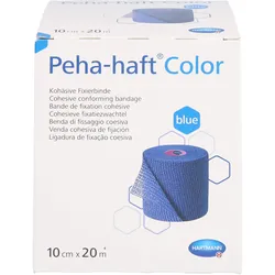 Peha-Haft Color Fixierbinde Latexf.10 cmx20 M Blau 1 ST