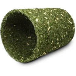 JR FARM Nager Heu-Tunnel & Naturholz Kleintiersnack / Zubehör Groß (ca. 800g)