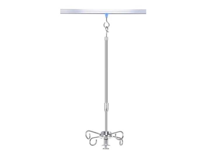 Decken-Infusionsständer aus Edelstahl infusionsständer Höhenverstellbarer Infusionsständer mit 4 Haken for den medizinischen Gebrauch im Krankenhaus oder zu Hause