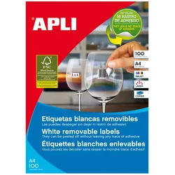 Apli, Etiketten, Etiketten ablösbar 105,0X148,0 100 Blatt