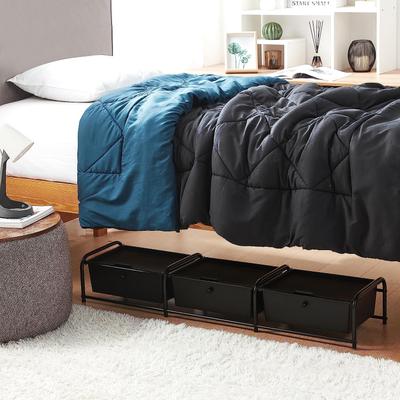 Suprima® Underbed Storage - Lidded 3 Section by DormCo