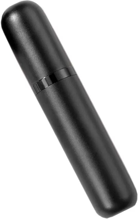 INF Nachfüllbarer Reise-Parfümzerstäuber 5ml – Mystery Black, PCTG + Aluminium, Bodenbefüllung Nano-Nebel-Spray