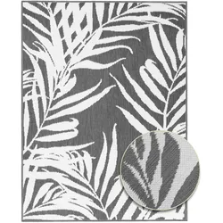 In- & Outdoorteppich REVERSO - Palm Tree - Grau - 200x280cm