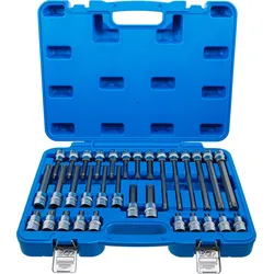 BGS Bit-Einsatz-Satz | Antrieb Innenvierkant 12,5 mm (1/2"") | T-Profil (für Torx...