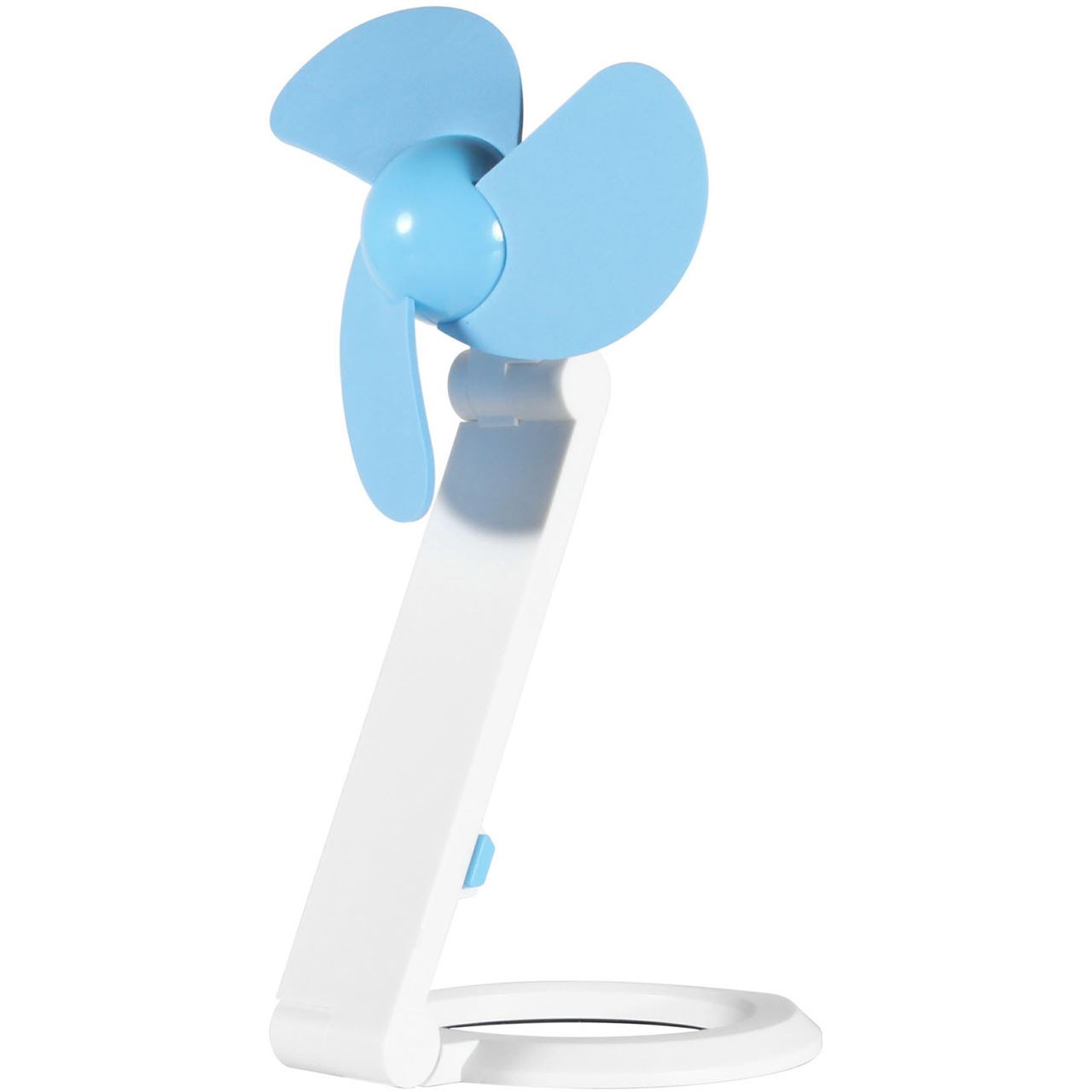 ThumbsUp! Tischventilator USB blau/weiß