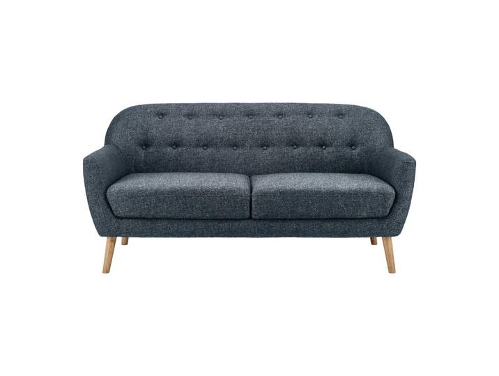 3-sitzer-sofa 170/78/86 cm Dunkelgrau Struktur