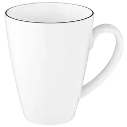6er-Set Seltmann Kaffeebecher Lido 350 ml Porzellan Schwarz